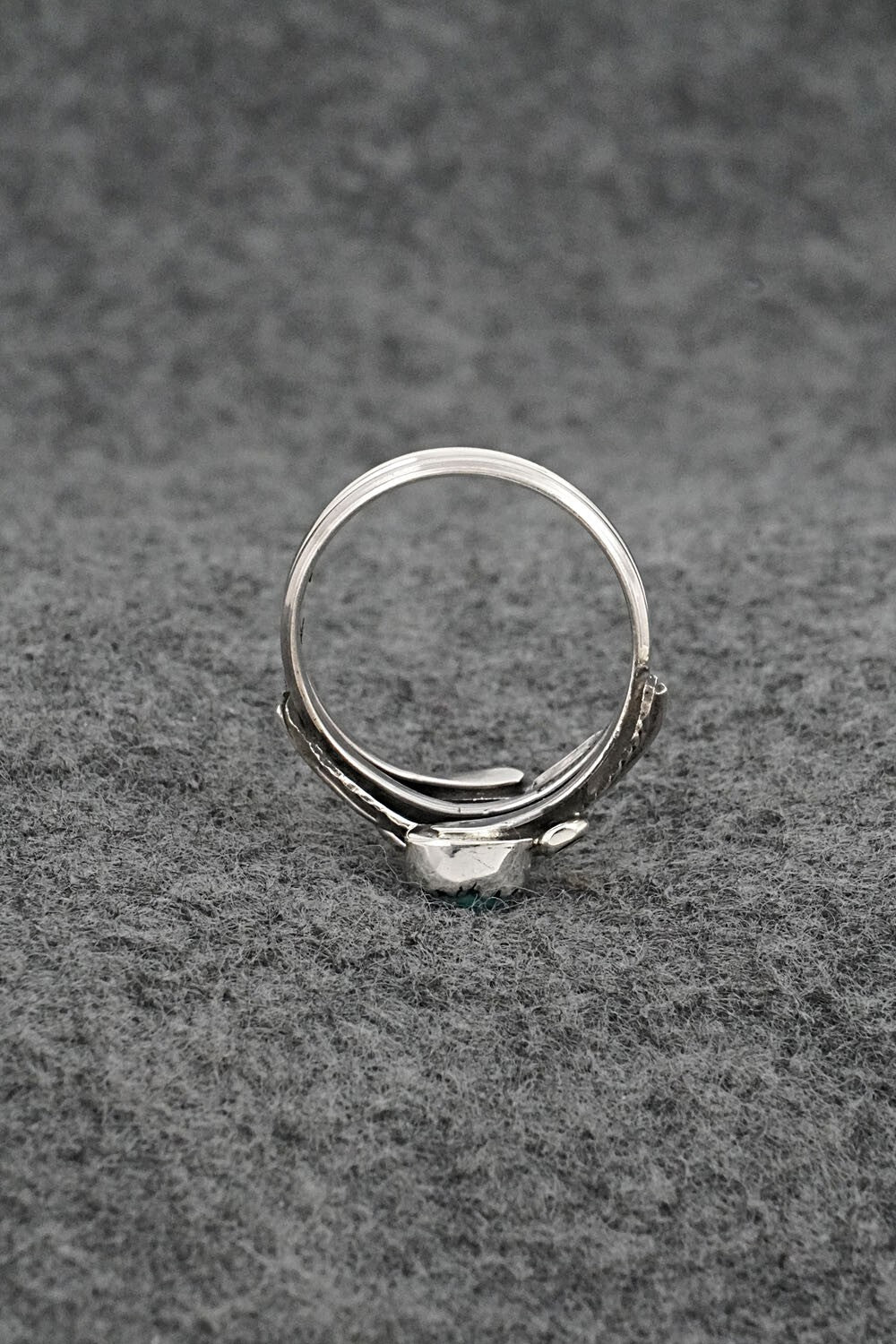Turquoise & Sterling Silver Ring - Harry B. Yazzie - Size 8
