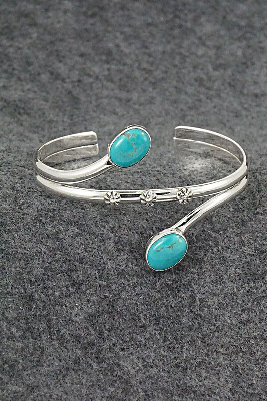 Turquoise & Sterling Silver Bracelet - Thomas Yazzie