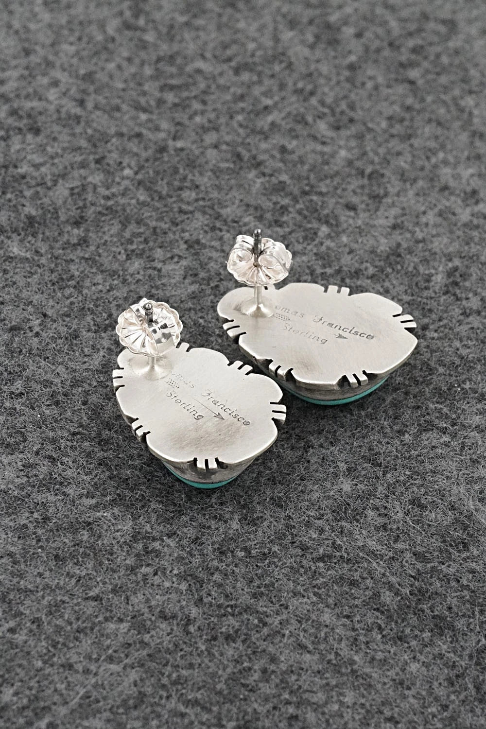 Turquoise & Sterling Silver Earrings - Thomas Francisco
