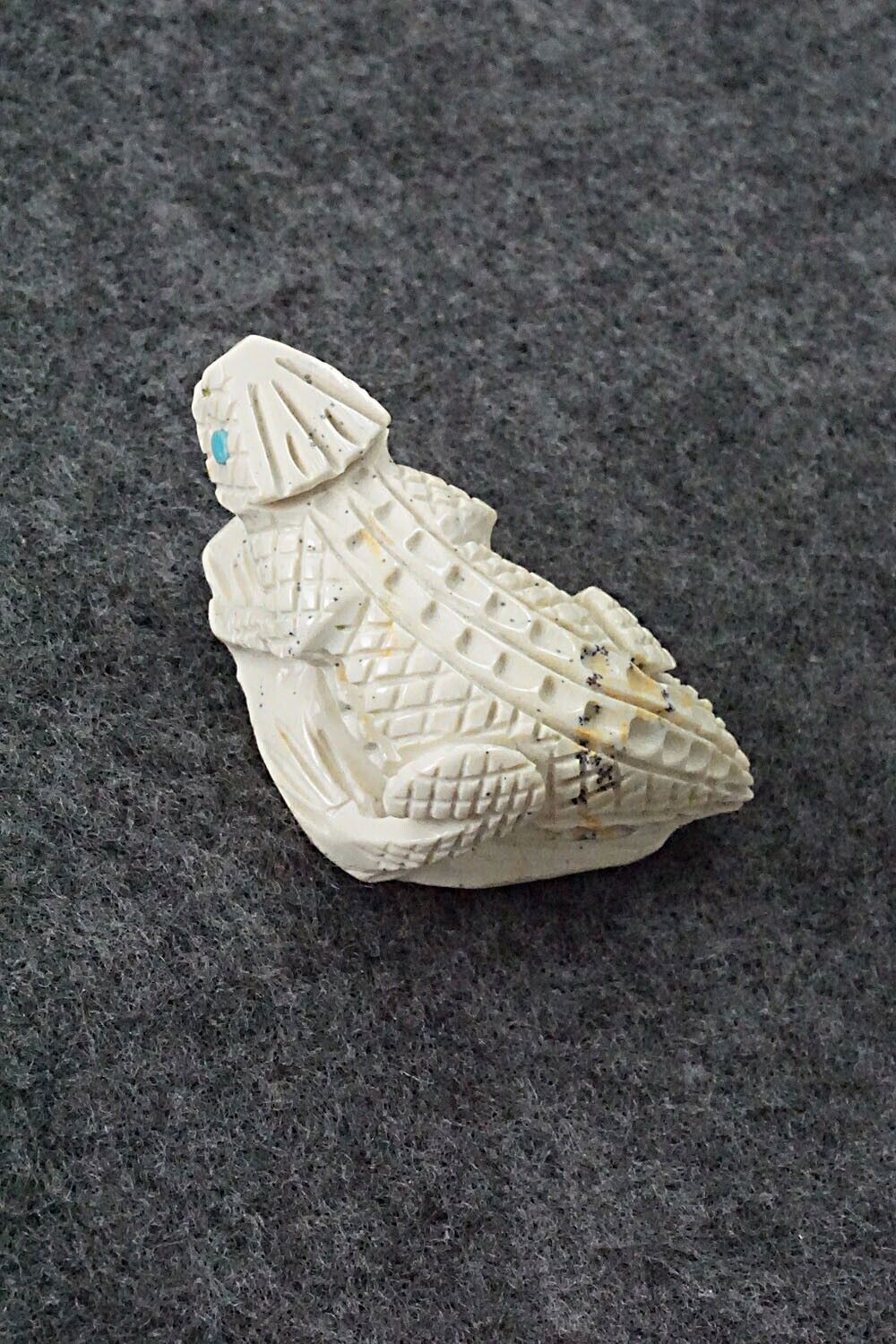 Horned Toad Zuni Fetish Carving - Jensen Charlie