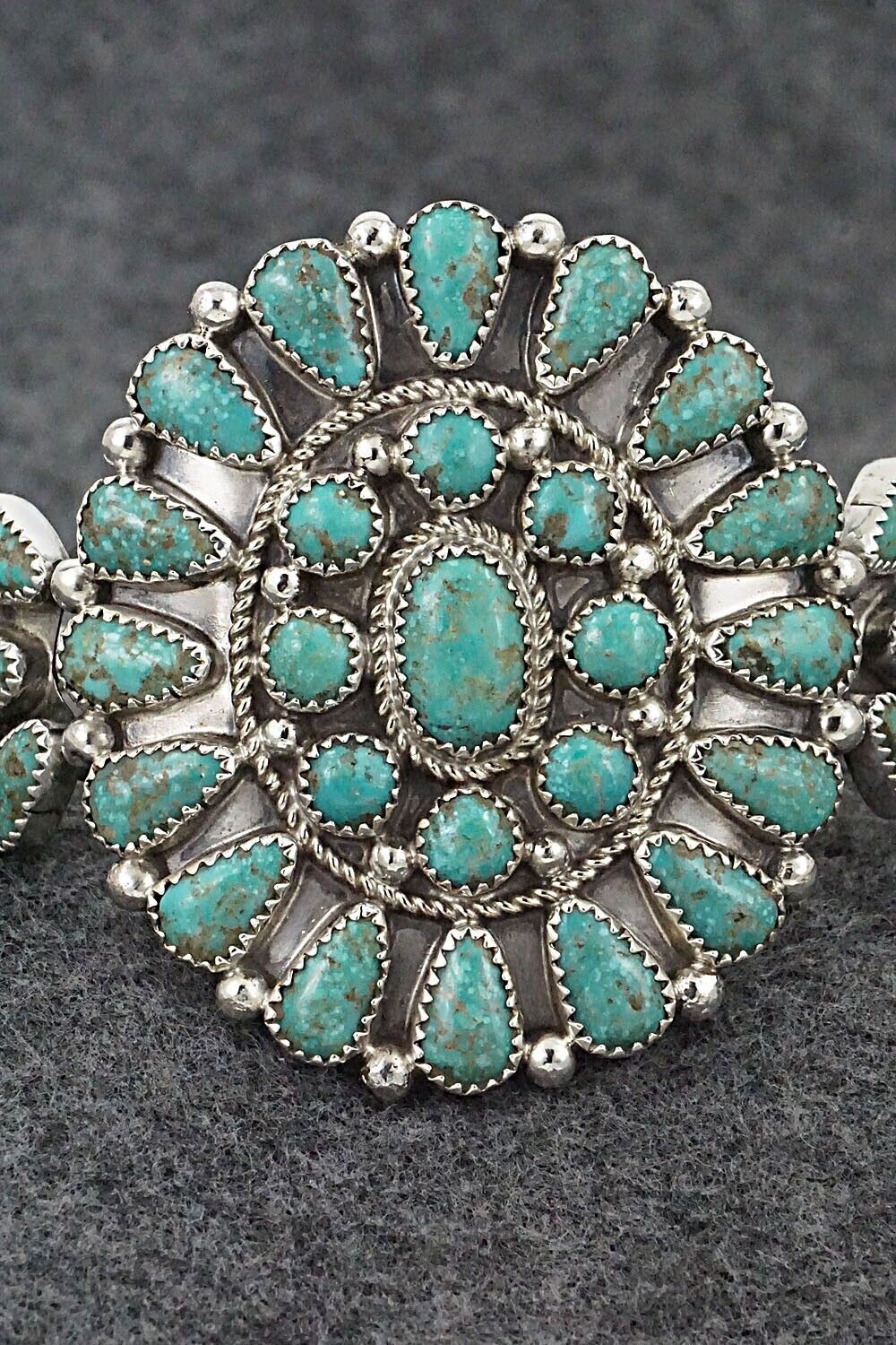 Turquoise & Sterling Silver Bracelet - Mike Platero