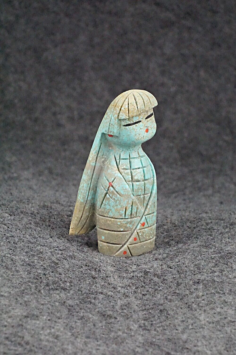 Corn Maiden Zuni Fetish Carving - Douglas Martza