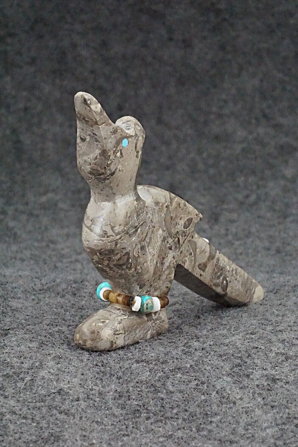 Roadrunner Zuni Fetish Carving - Fernando Laiwakete