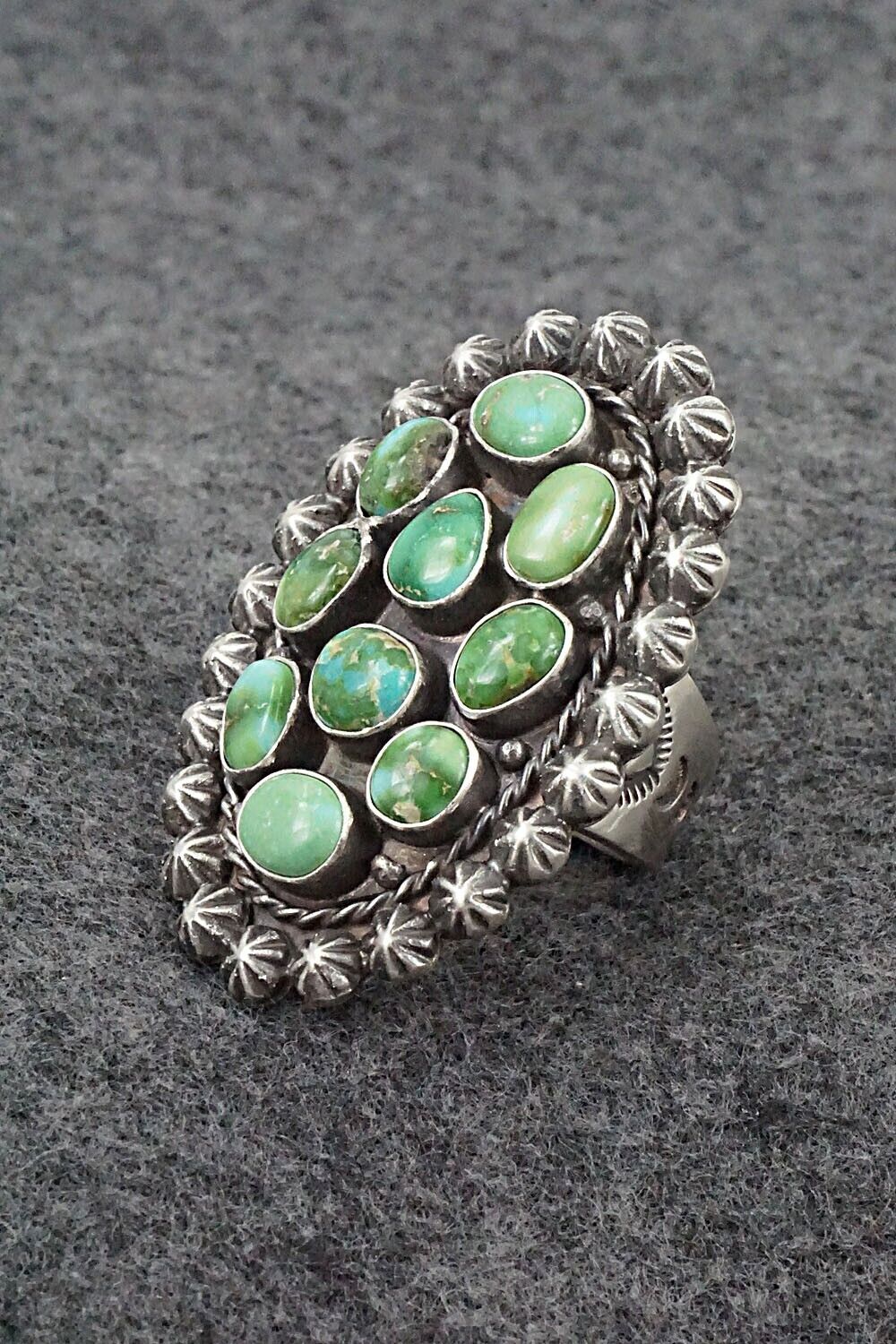 Turquoise & Sterling Silver Ring - Paige Gordon - Size 9