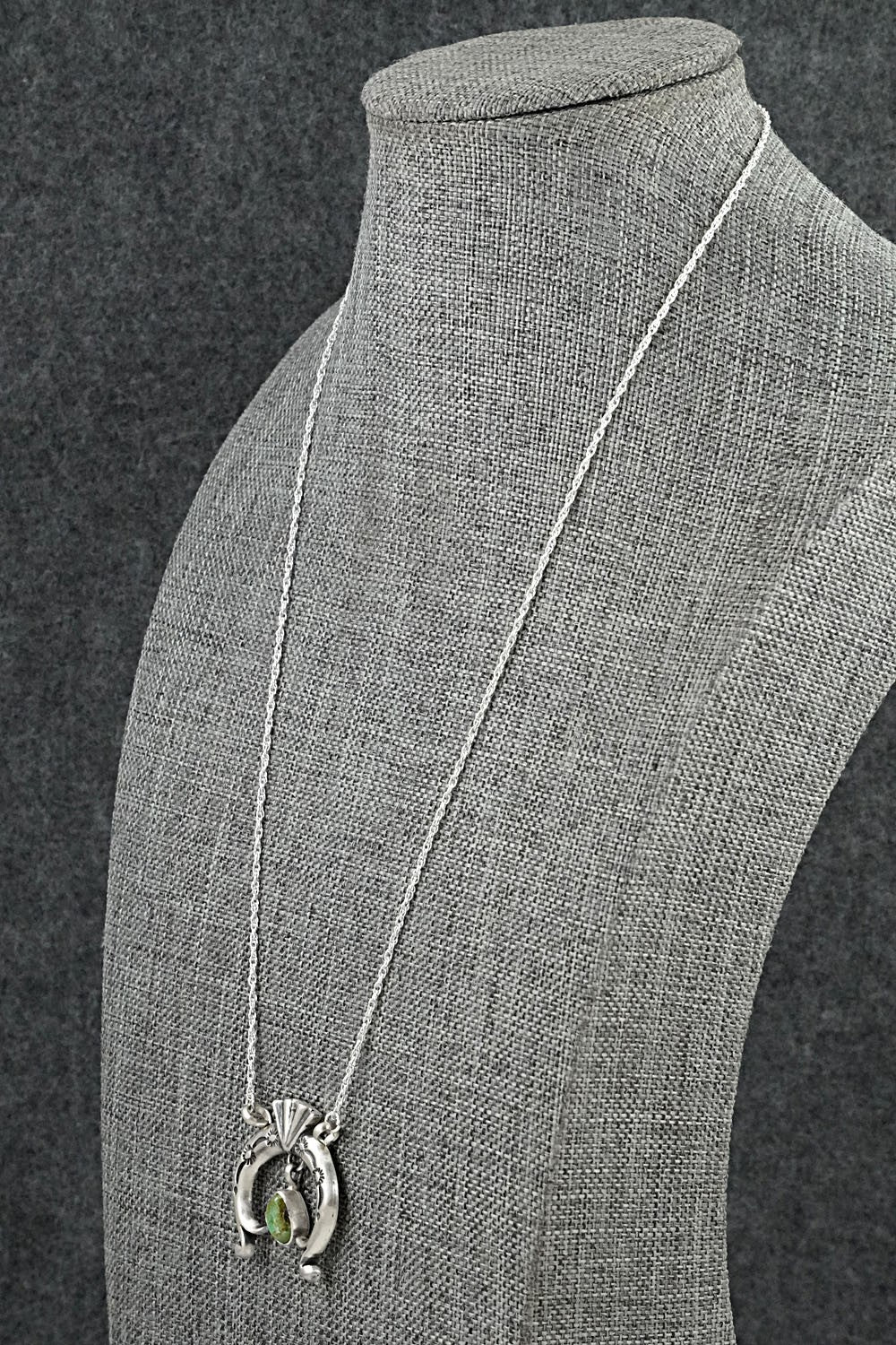 Turquoise & Sterling Silver Necklace - Gary Shorty