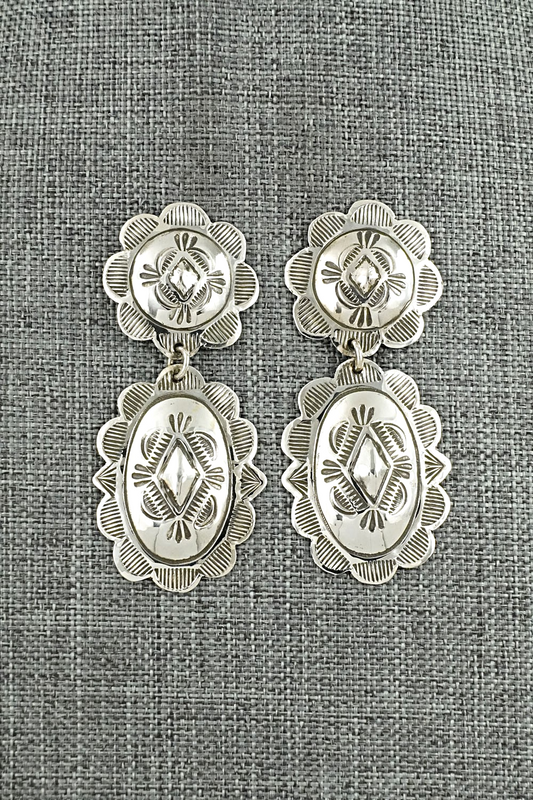 Sterling Silver Earrings - Bertha Begay