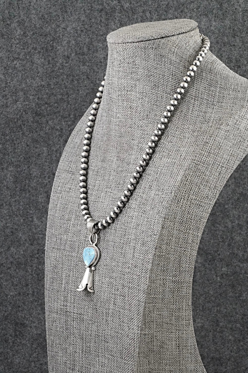 Turquoise & Sterling Silver Necklace - Sharon McCarthy