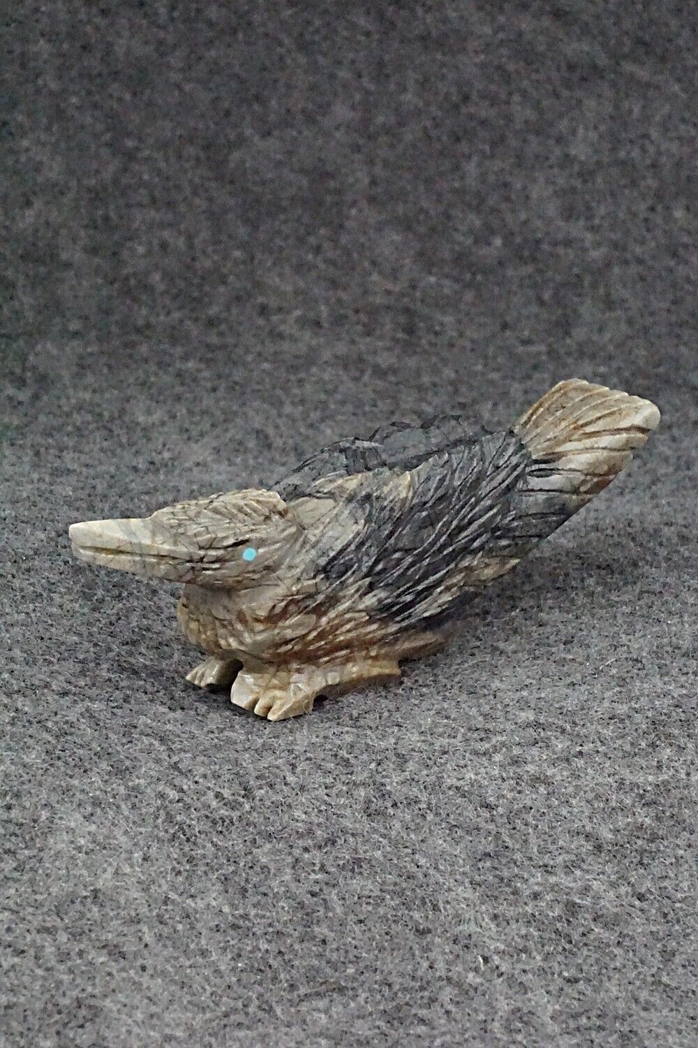Roadrunner Zuni Fetish Carving - Tony Mackel