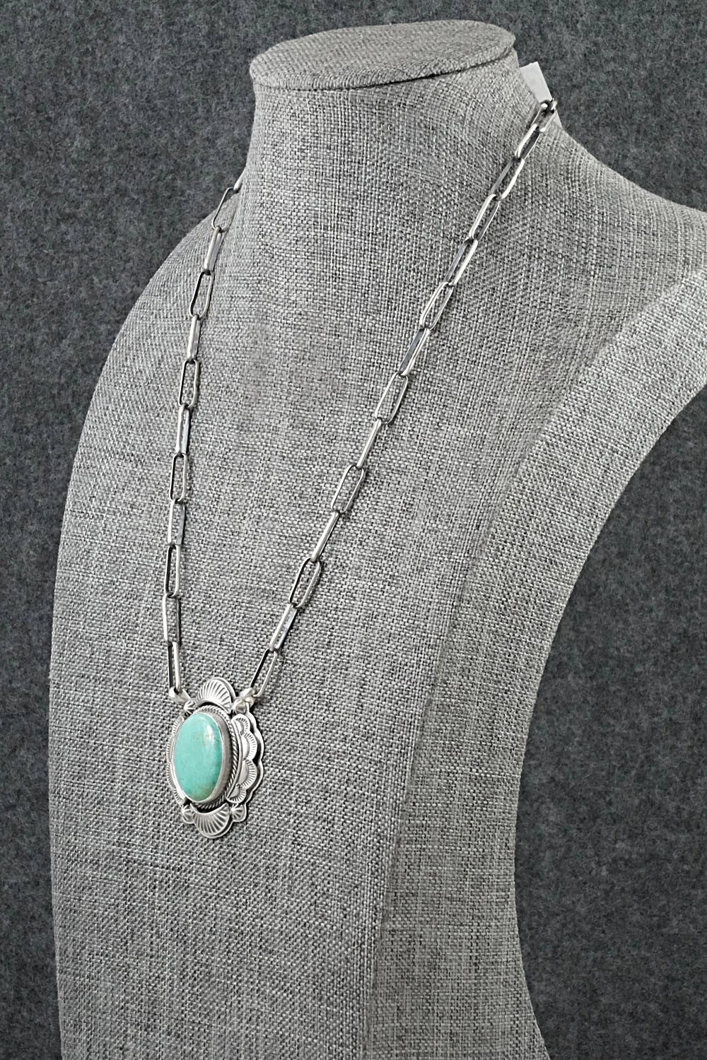 Turquoise & Sterling Silver Necklace - Randy Boyd