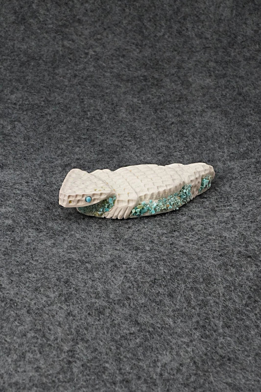 Horned Toad Zuni Fetish Carving - Jensen Charlie