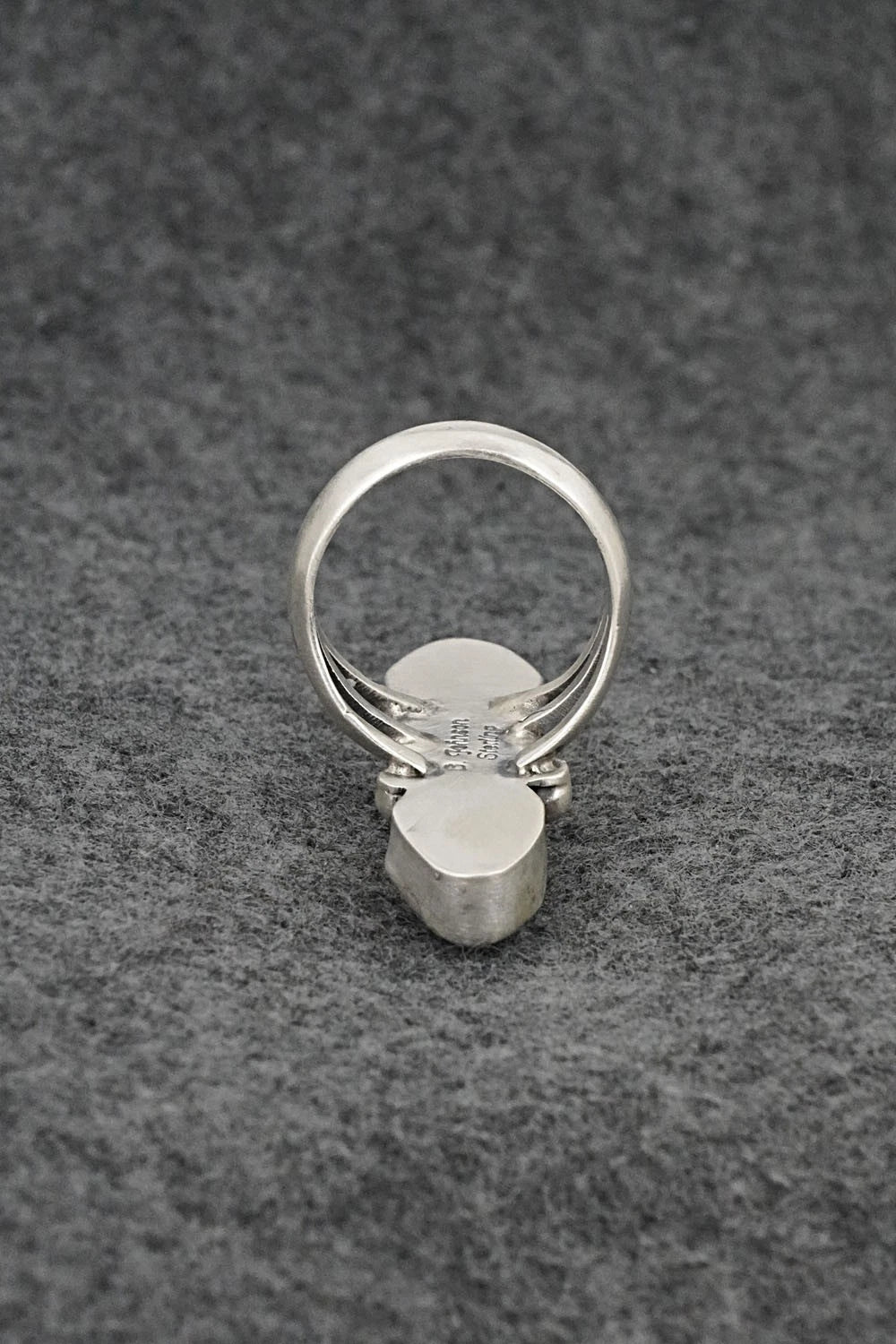 Turquoise & Sterling Silver Ring - Bobby Johnson - Size 9