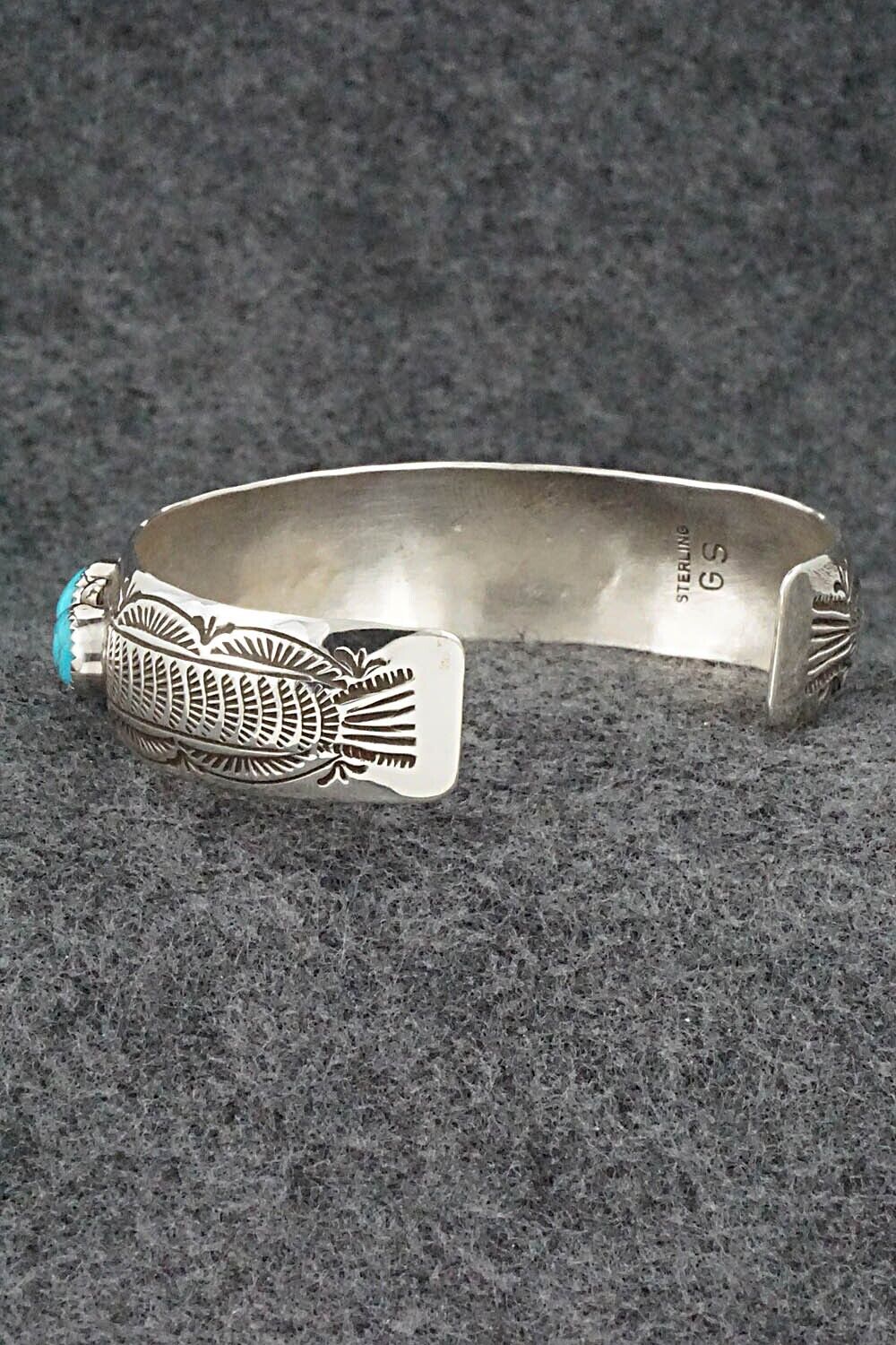 Turquoise & Sterling Silver Bracelet - Grace Silver