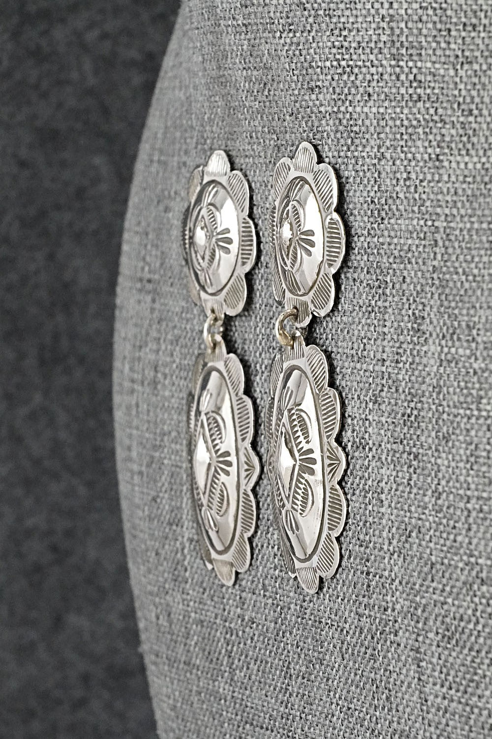 Sterling Silver Earrings - Bertha Begay