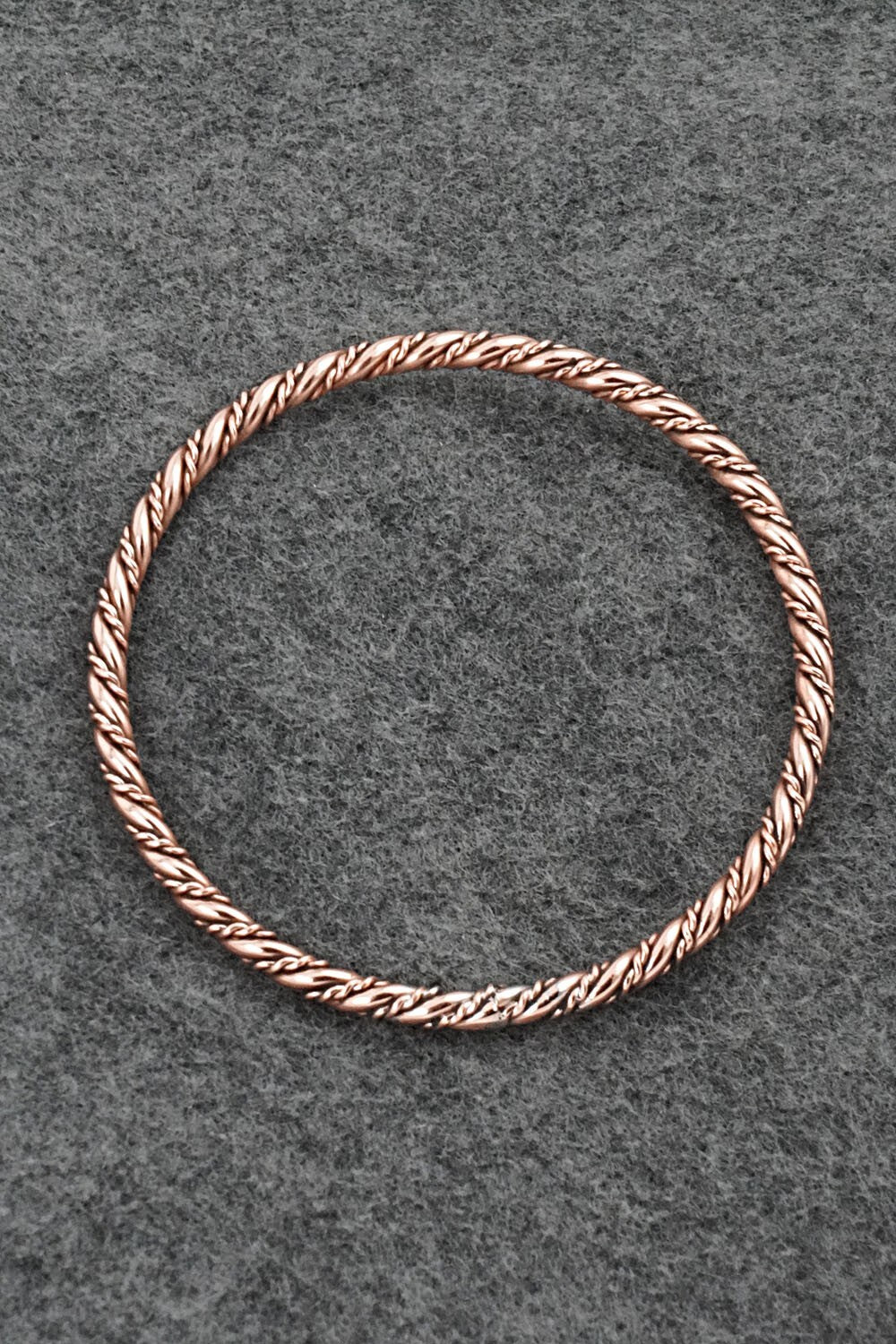 Copper Bangle Bracelet - Elaine Tahe