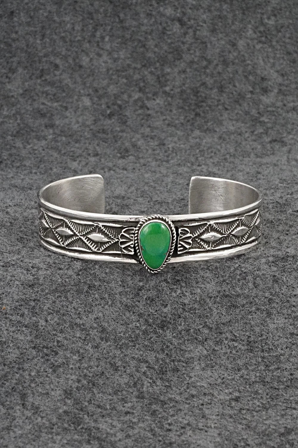 Turquoise & Sterling Silver Bracelet - Leonard Maloney