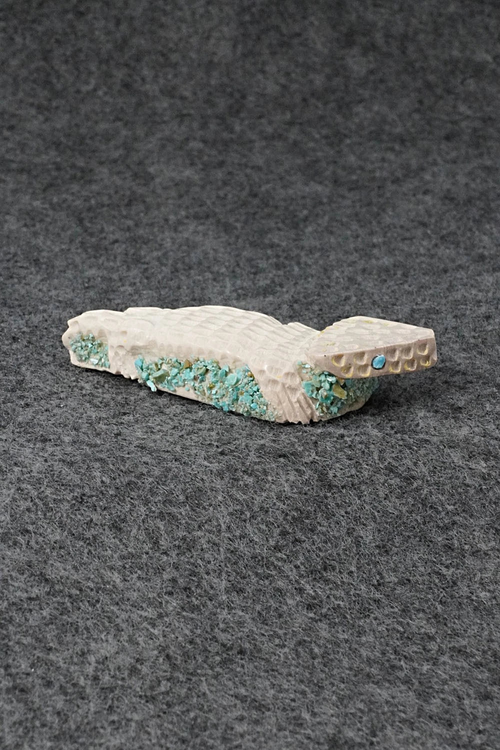 Horned Toad Zuni Fetish Carving - Jensen Charlie