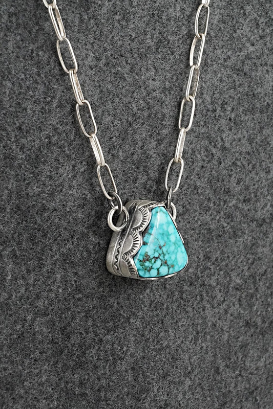 Turquoise & Sterling Silver Necklace - Randy Boyd