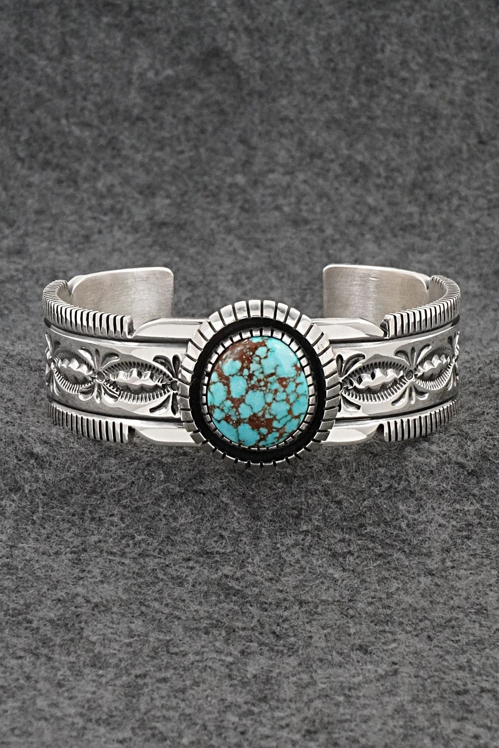 Turquoise & Sterling Silver Bracelet - Mark Yazzie