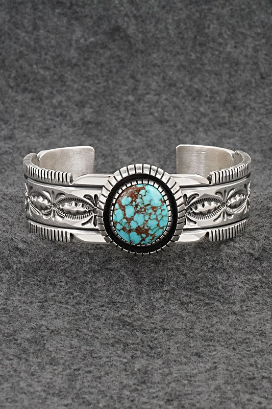 Turquoise & Sterling Silver Bracelet - Mark Yazzie