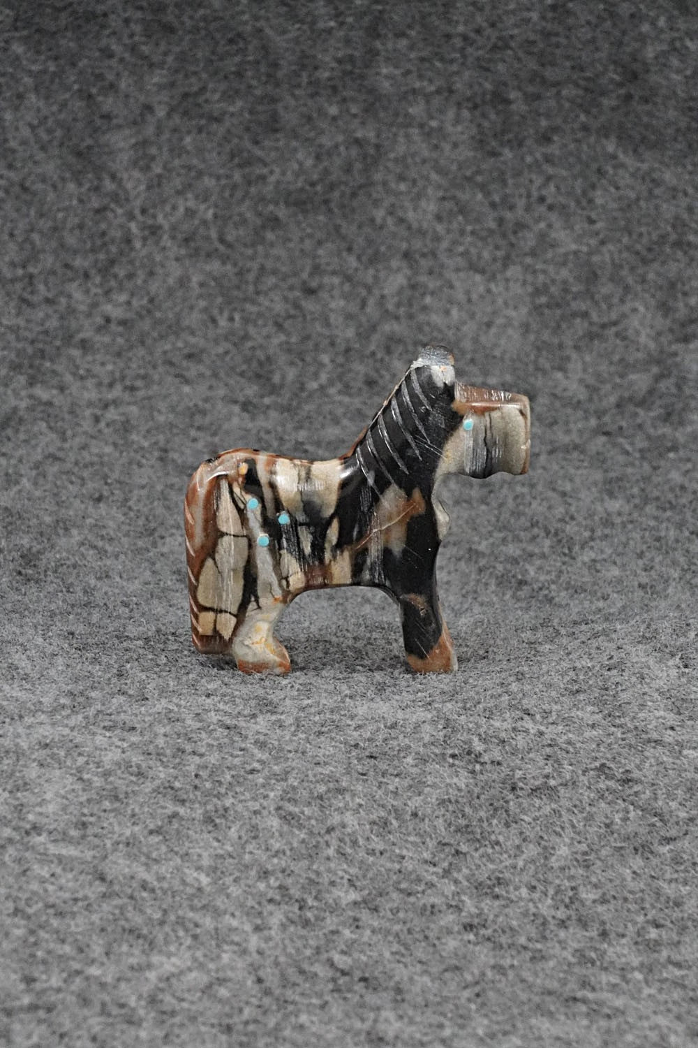 Horse Zuni Fetish Carving - Todd Etsate