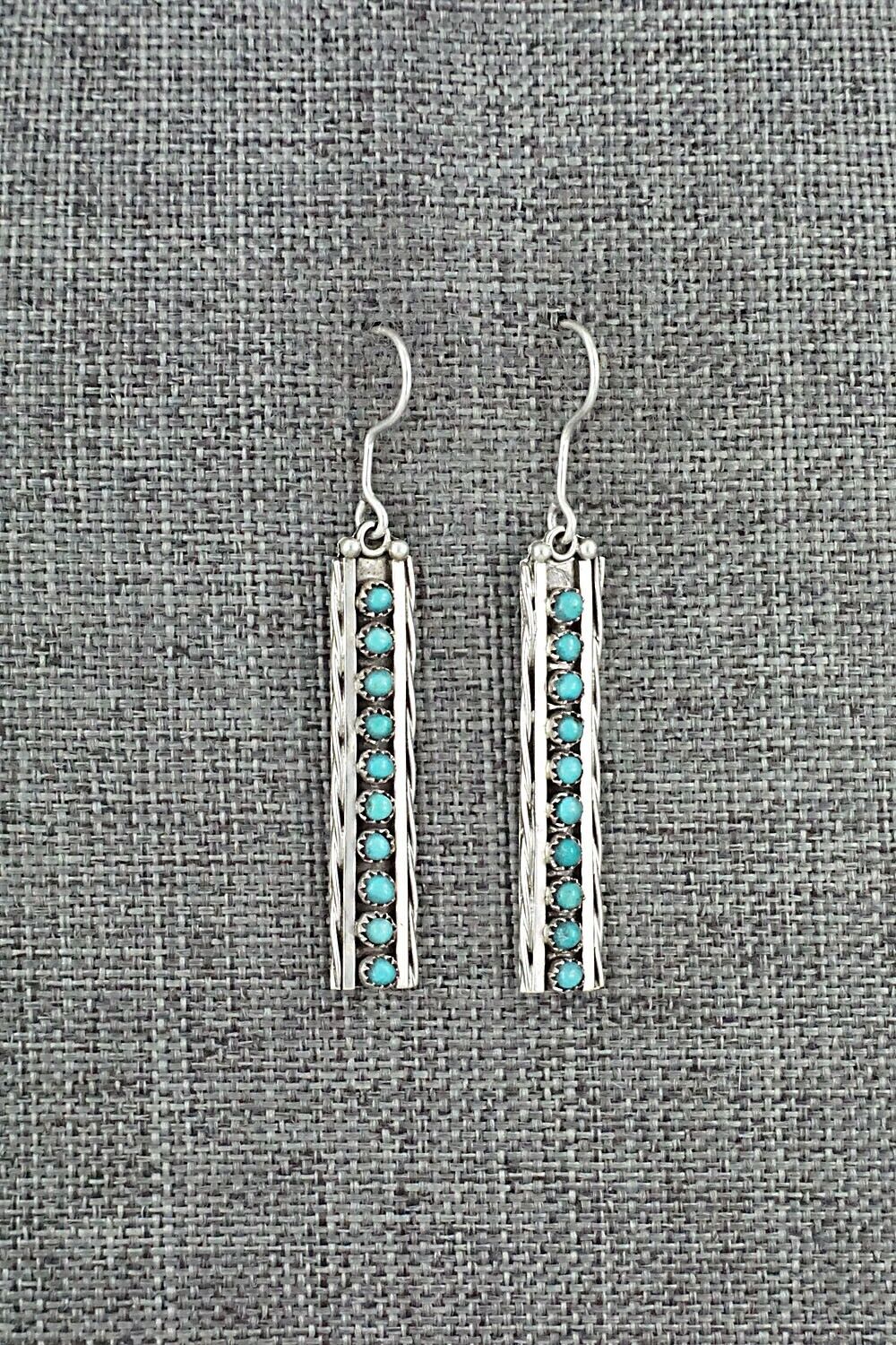 Turquoise & Sterling Silver Earrings - Stephen Haloo