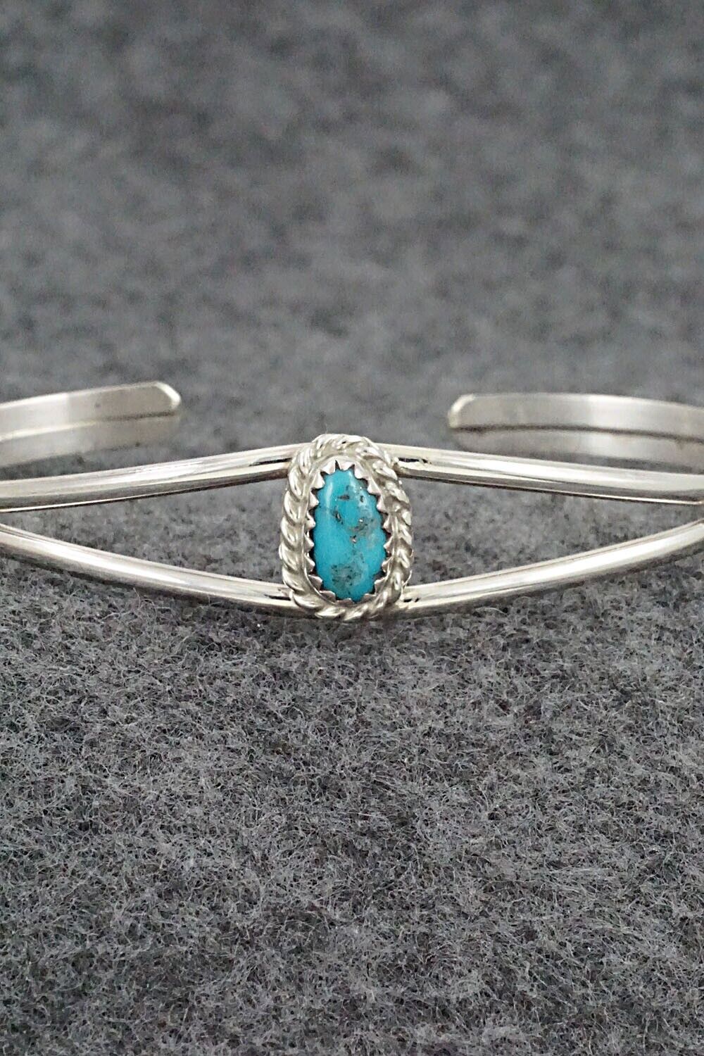 Turquoise & Sterling Silver Bracelet - Elton Cadman