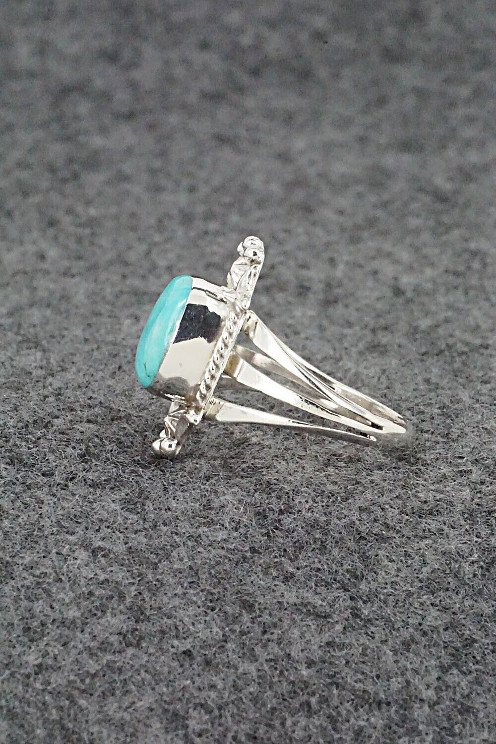Turquoise & Sterling Silver Ring - Theresa Smith - Size 7