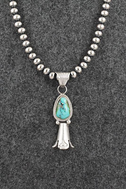 Turquoise & Sterling Silver Necklace - Samuel Yellowhair
