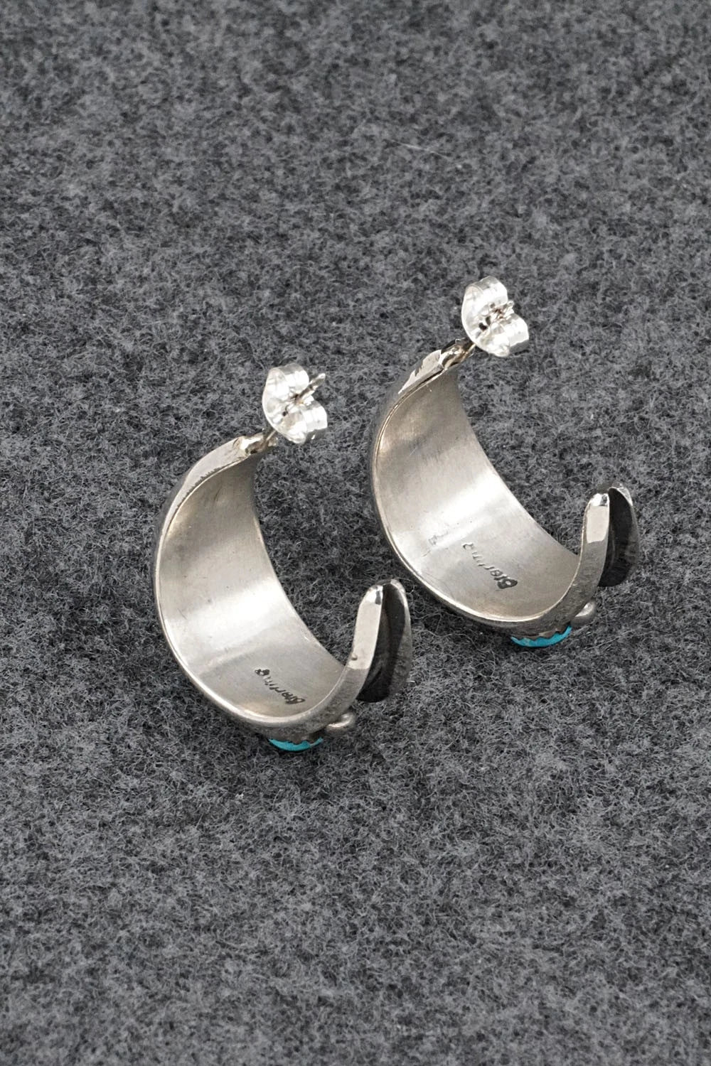 Turquoise & Sterling Silver Earrings - Paul Largo