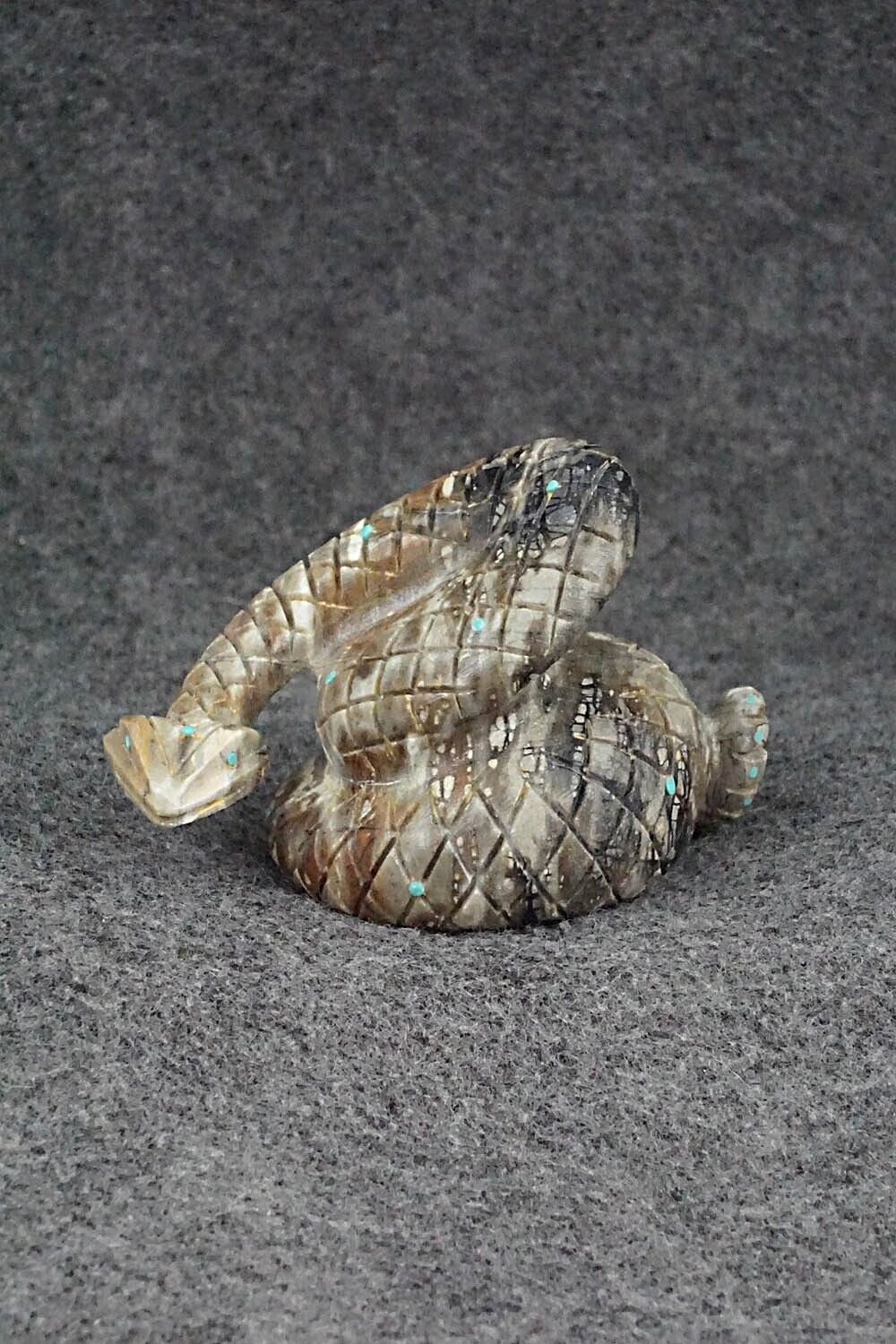 Rattlesnake Zuni Fetish Carving - Douglas Martza