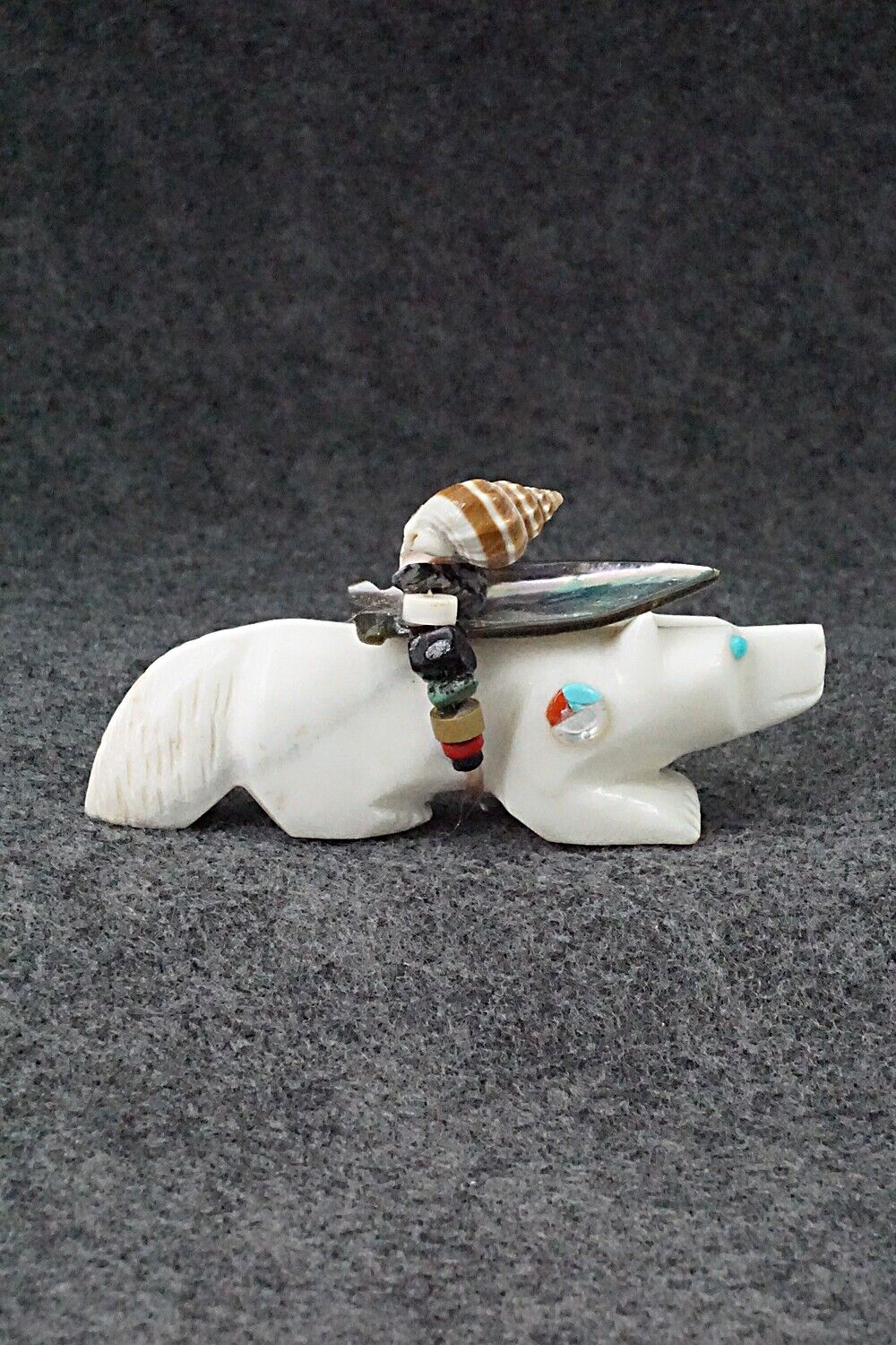 Wolf Zuni Fetish Carving - Michael Laweka