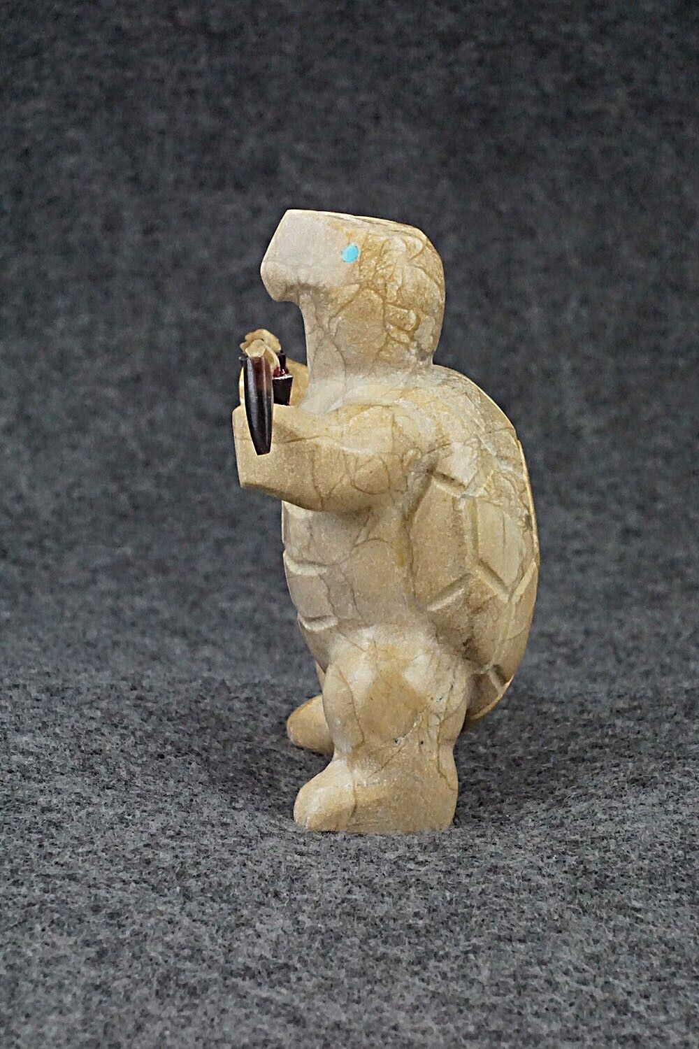 Ninja Turtle with Nunchucks Fetish Carving - Enrike Leekya