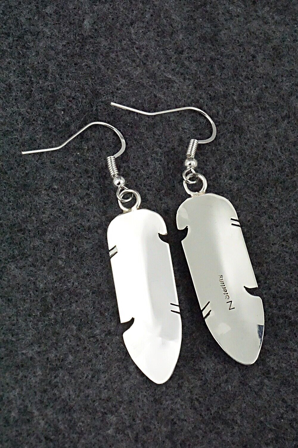 Multi-Stone & Sterling Silver Inlay Earrings - Marilyn Yazzie