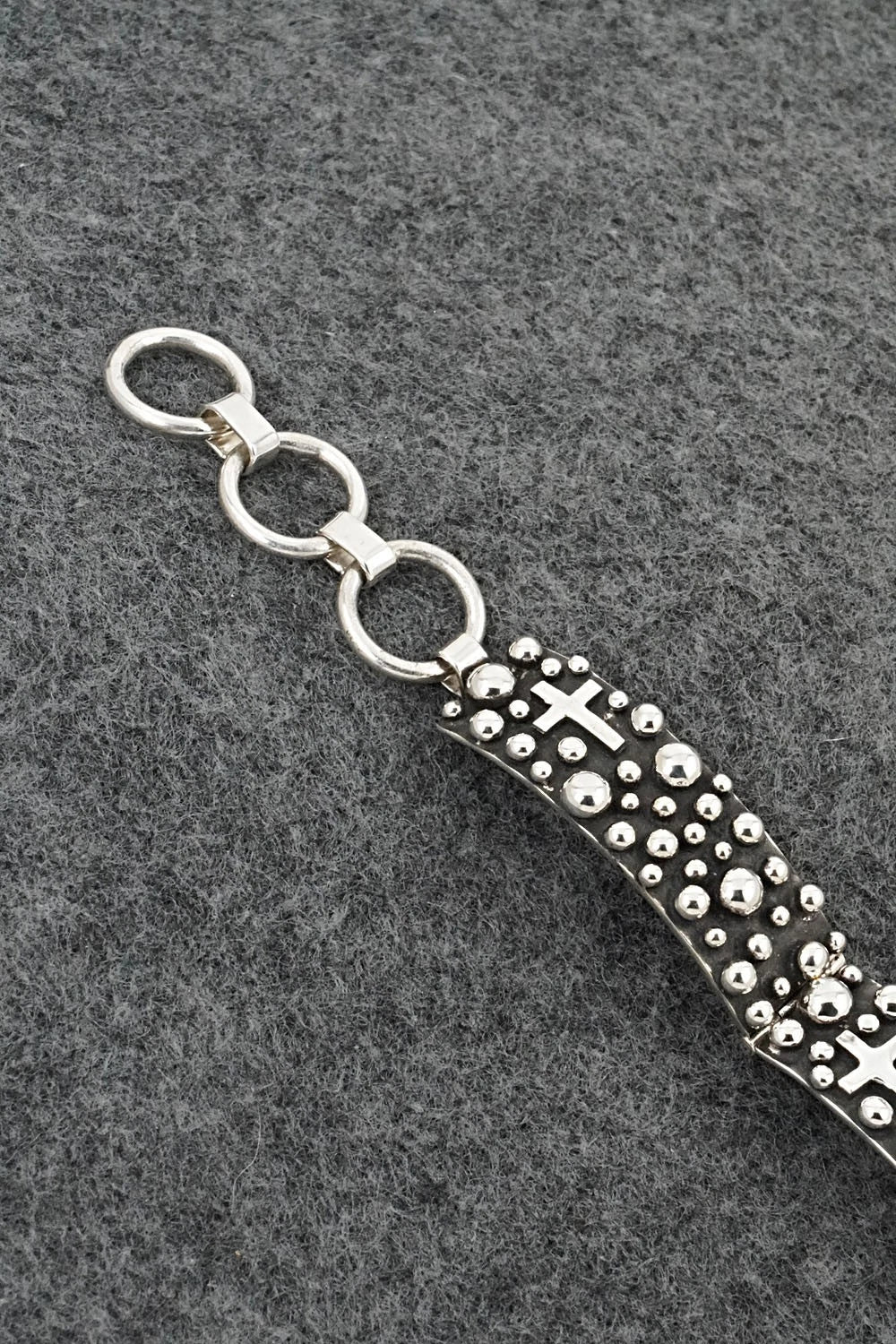 Sterling Silver Link Bracelet - Akee Douglas