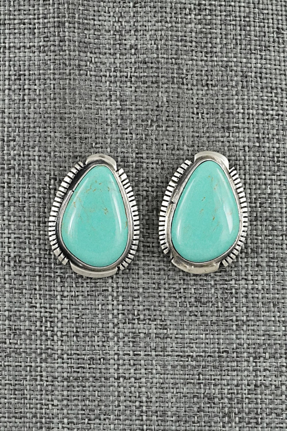 Turquoise & Sterling Silver Earrings - Thomas Francisco