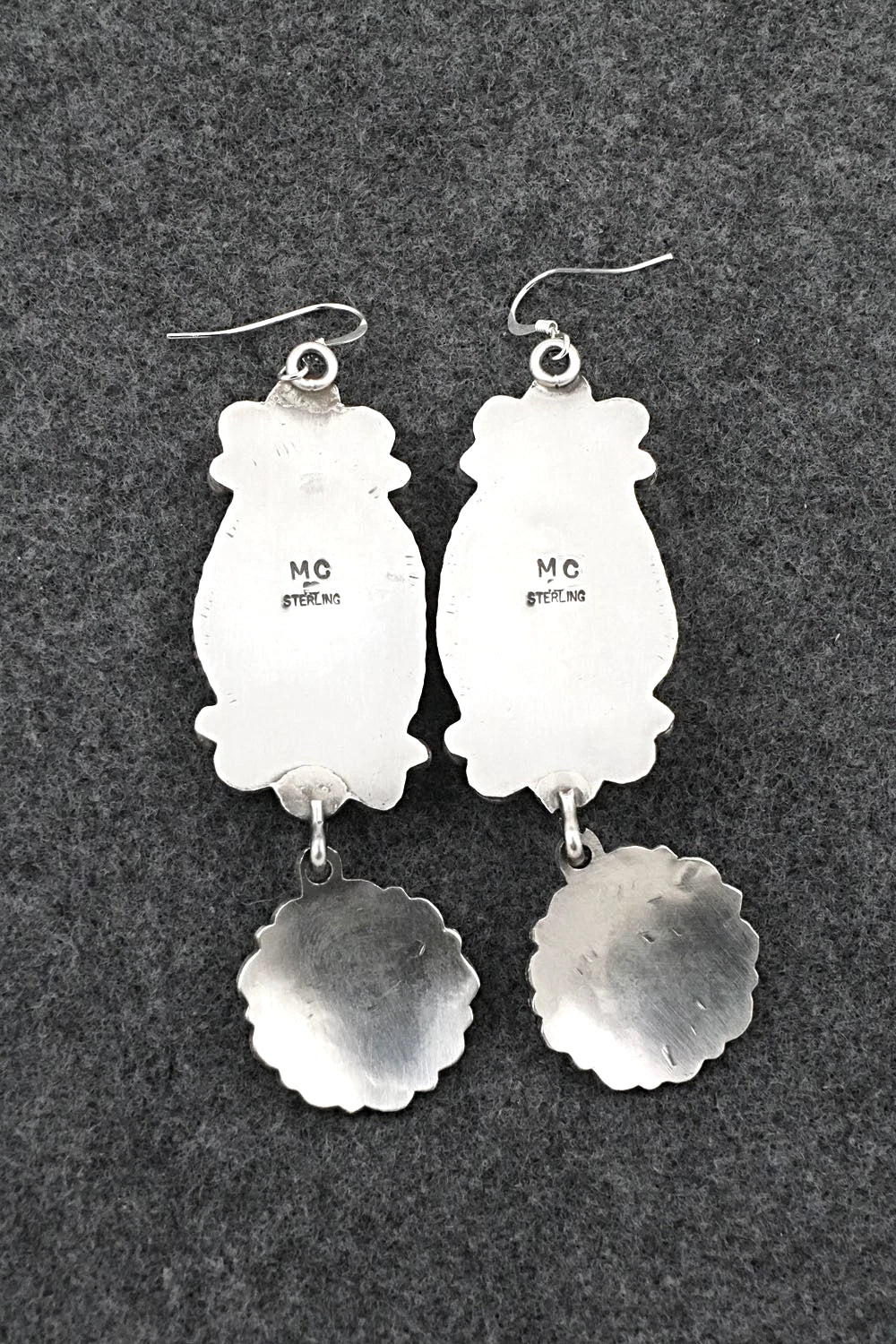 Turquoise & Sterling Silver Earrings - Michael Calladitto