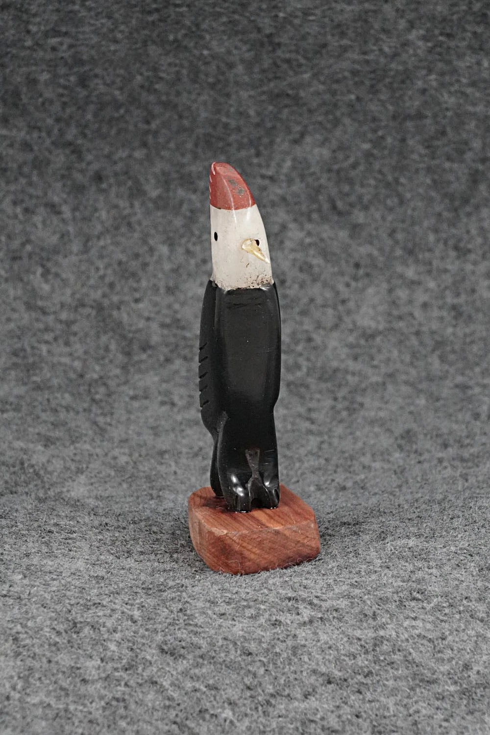 Woodpecker Zuni Fetish Carving - Justin Red Elk