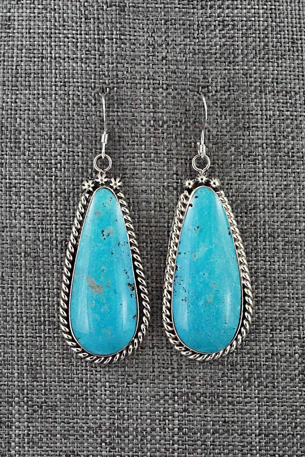 Turquoise & Sterling Silver Earrings - Brandon Belin