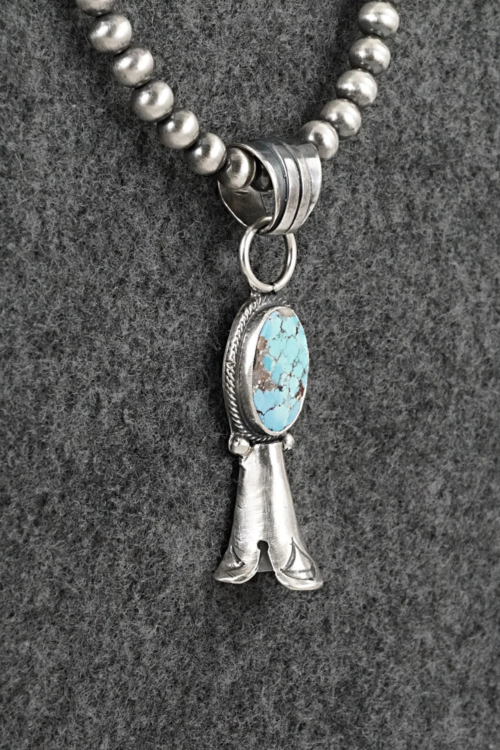 Turquoise & Sterling Silver Necklace - Sharon McCarthy