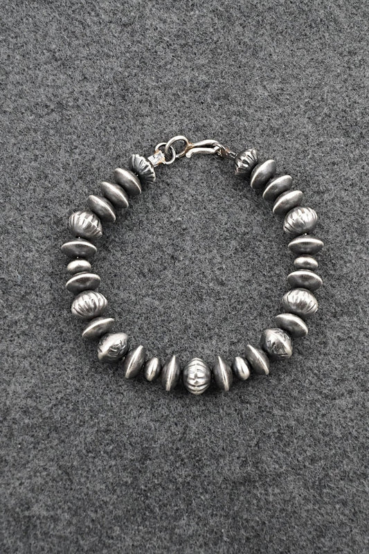 Sterling Silver Navajo Pearl Bracelet - Tonisha Haley