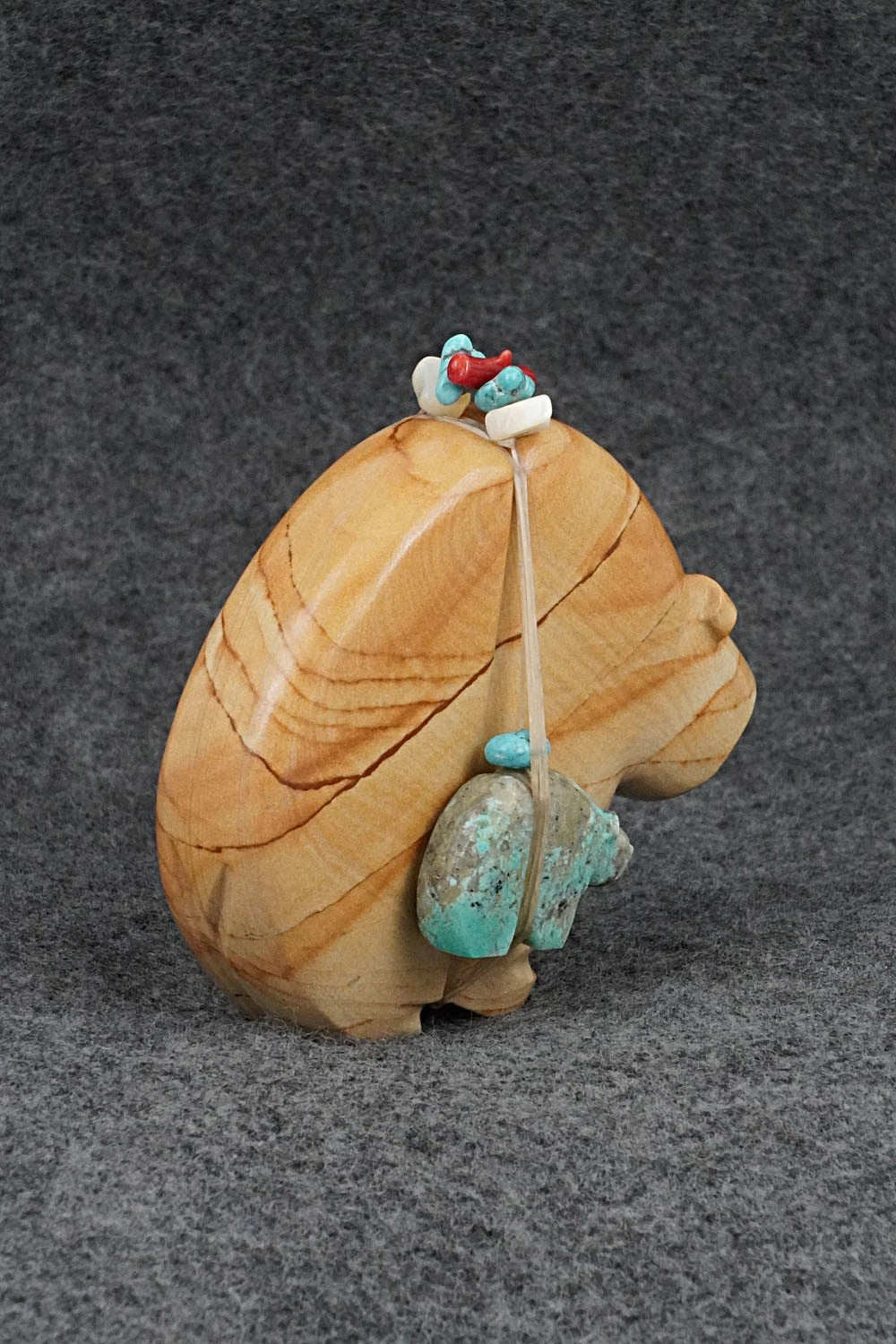 Bear with Cub Zuni Fetish Carving - Paulette & Farlan Quam
