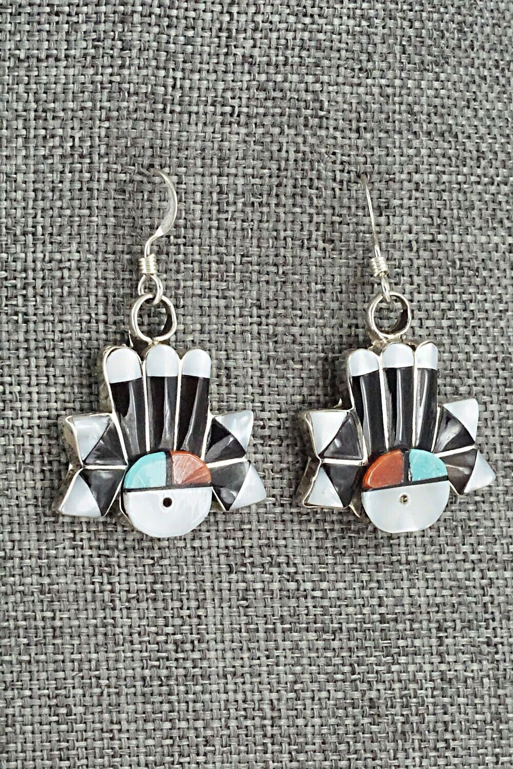 Multi Stone & Sterling Silver Earrings - Clayton Vacit