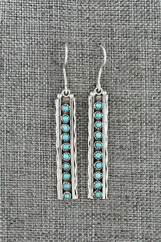 Turquoise & Sterling Silver Earrings - Stephen Haloo