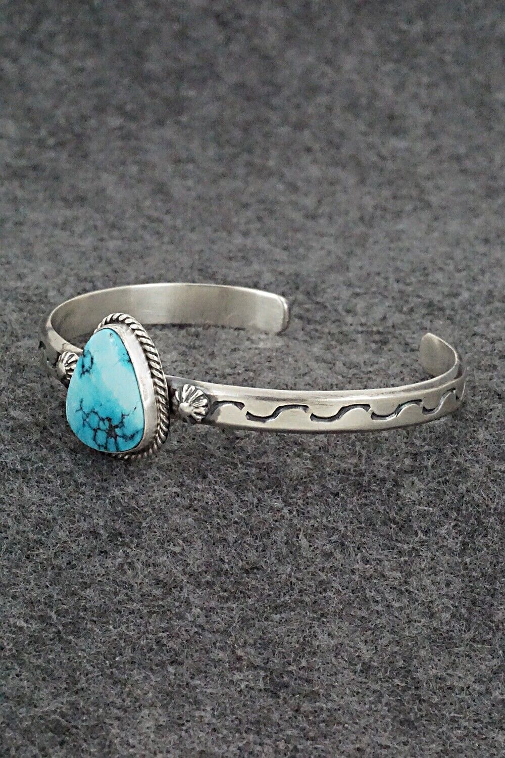 Turquoise & Sterling Silver Bracelet - Samuel Yellowhair