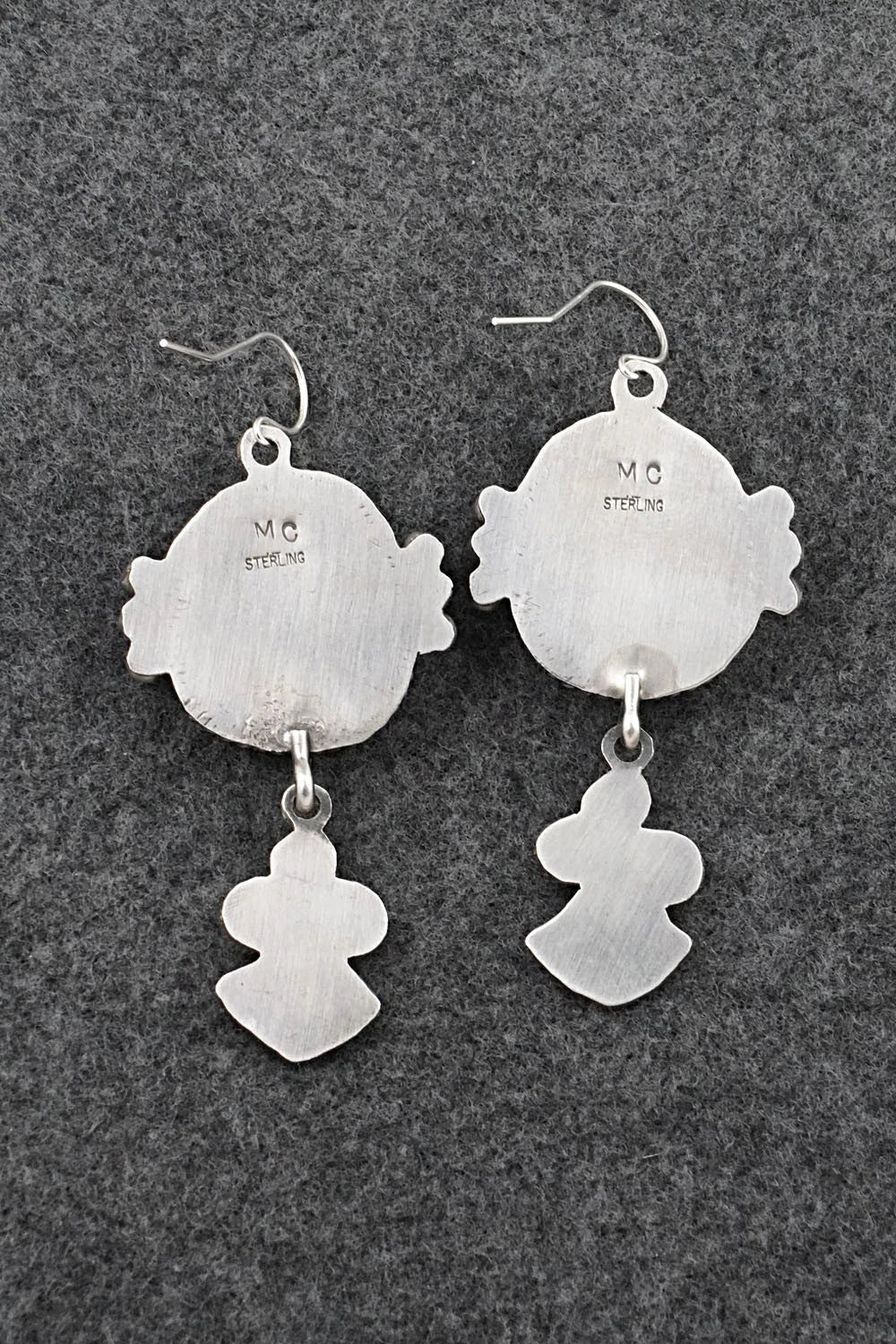 Turquoise & Sterling Silver Earrings - Michael Calladitto