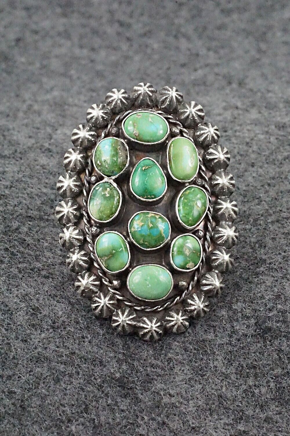 Turquoise & Sterling Silver Ring - Paige Gordon - Size 9