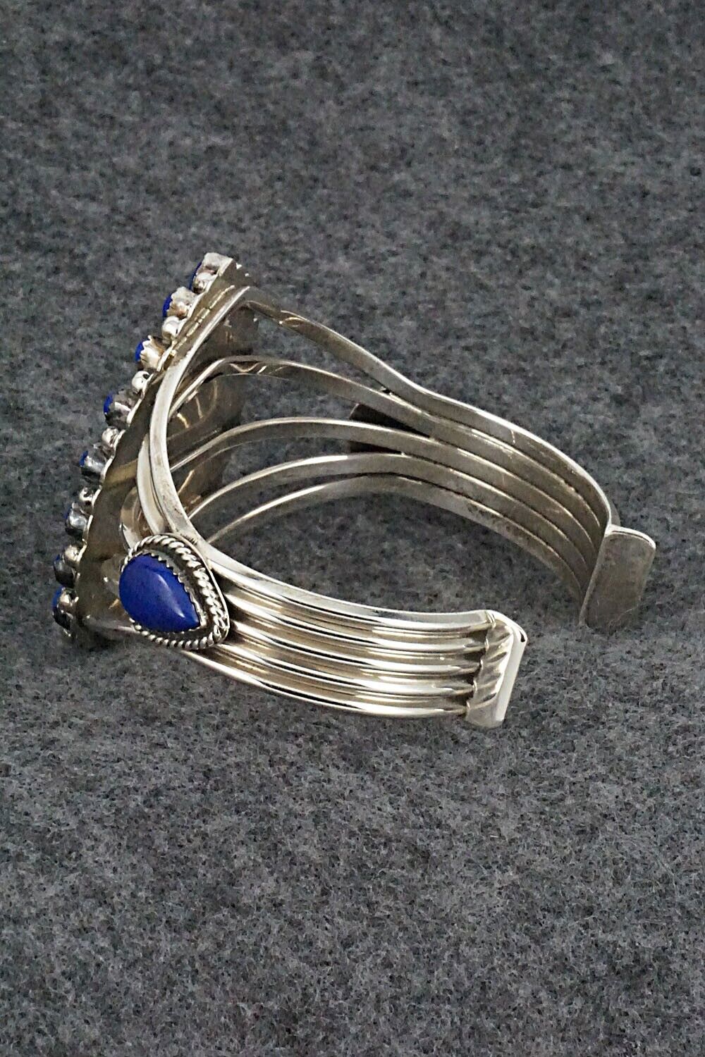 Lapis and Sterling Silver Bracelet - Navajo