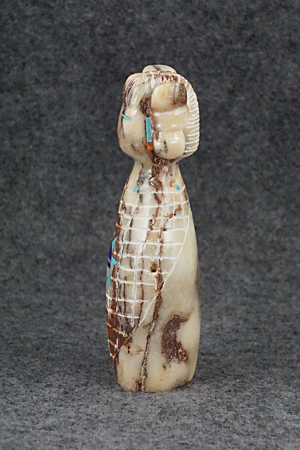 Corn Maiden Zuni Fetish Carving - Andres Lementino