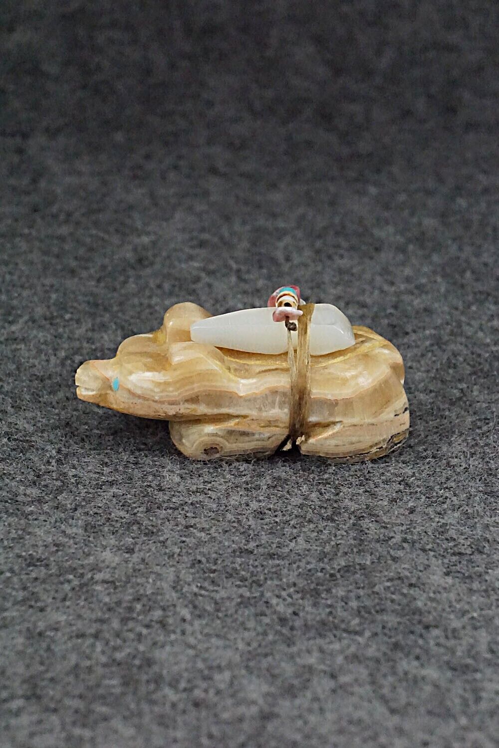 Badger Zuni Fetish Carving - Danny Lonjose