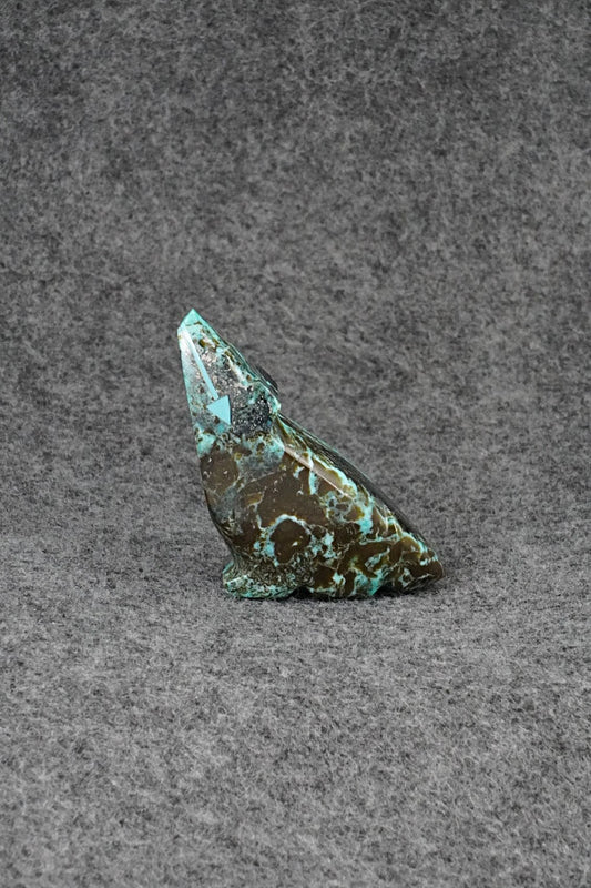 Wolf Zuni Fetish Carving - Abby Panteah Quam